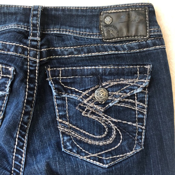 Silver Jeans Blue Suki Surplus Curvy Fit Bootcut Jeans Size 27 - Picture 12 of 14